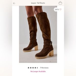 Free People Jasper Suede Boot NWOT